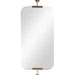 Золотое настенное зеркало “Линарес”