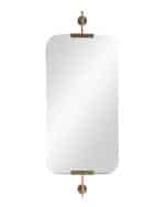 Золотое настенное зеркало “Линарес”