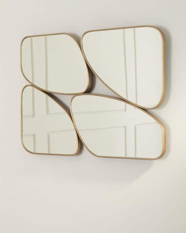 Золотое настенное зеркало “Муан” — изображение 4