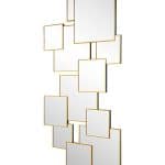 Золотое зеркальное панно "Сорен"