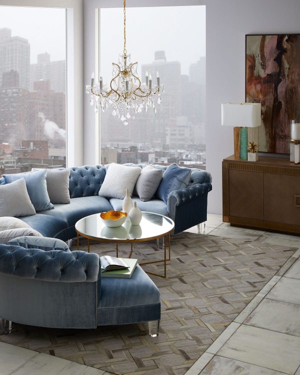 Золотой кофейный стол “Эшли” — изображение 2