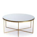 Золотой кофейный стол “Эшли”