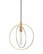 Золотой подвесной светильник “Бекки” — изображение 2