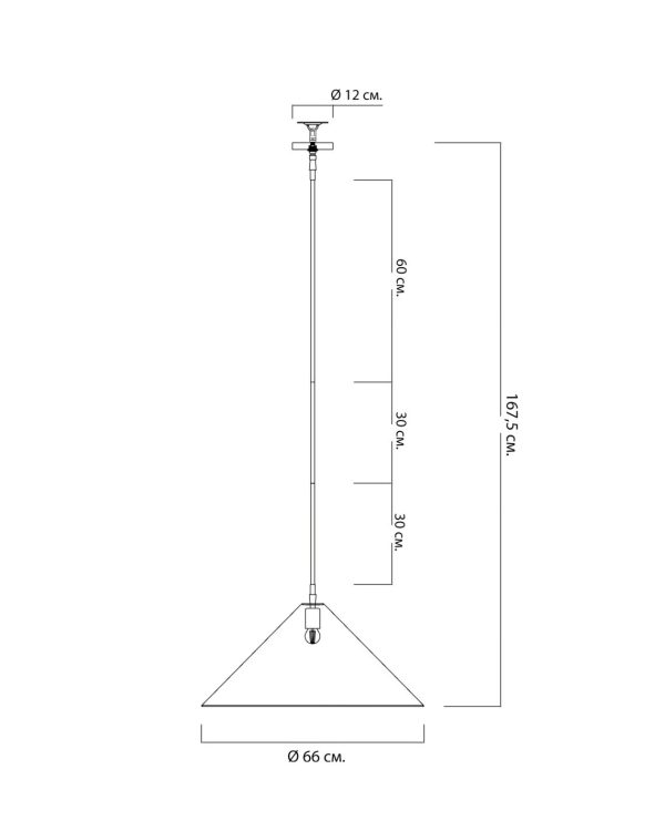 Золотой подвесной светильник “Эльзас” — изображение 3
