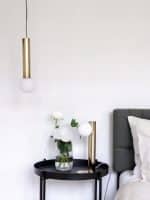 Золотой подвесной светильник “Кло”