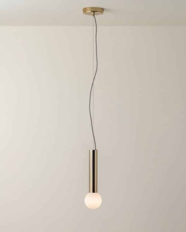 Золотой подвесной светильник “Кло” — изображение 2