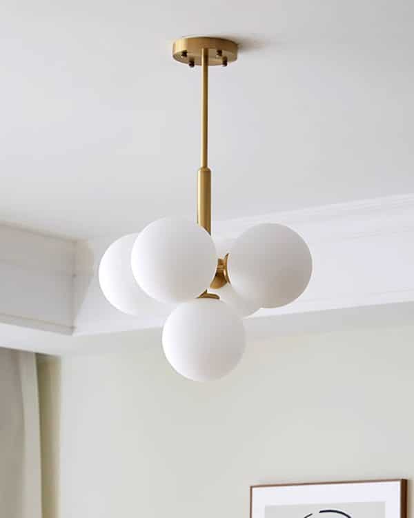 Золотой подвесной светильник “Маниса” — изображение 2