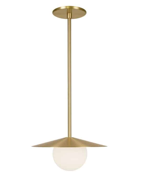 Золотой подвесной светильник “Милти”