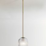 Золотой подвесной светильник “Тезоро”