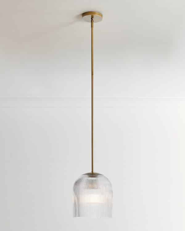 Золотой подвесной светильник “Тезоро”