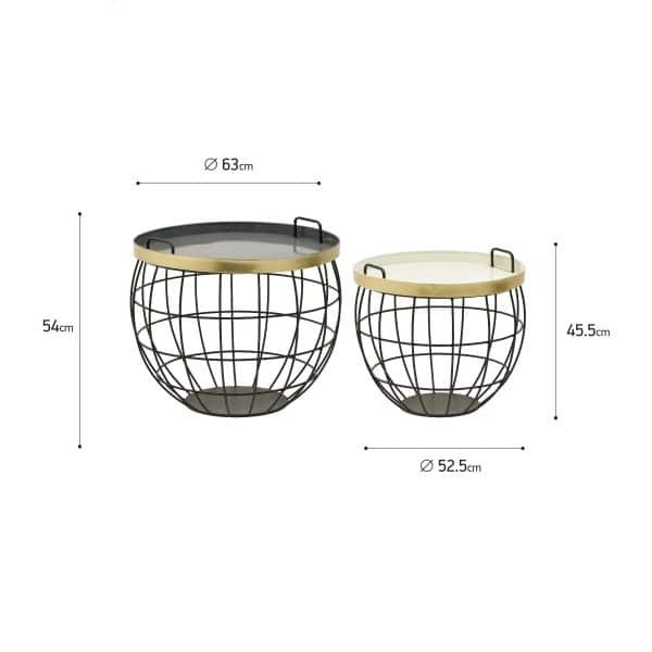 Стол-корзина, набор 2 шт — изображение 3