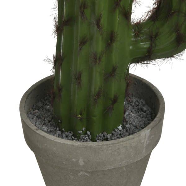 Искусственный цветок в кашпо - кактус — изображение 2