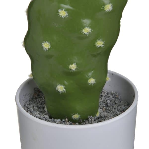 Искусственный цветок в кашпо - кактус — изображение 2