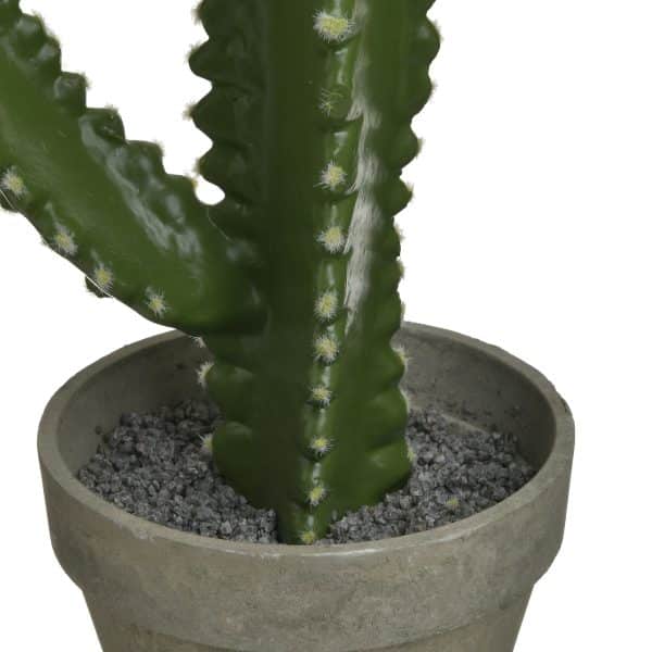 Искусственный цветок в кашпо - кактус — изображение 2