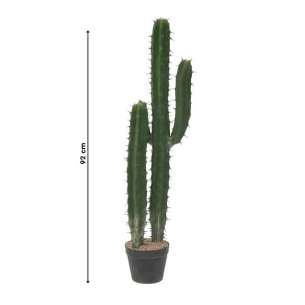 Искусственный цветок в кашпо - кактус — изображение 2