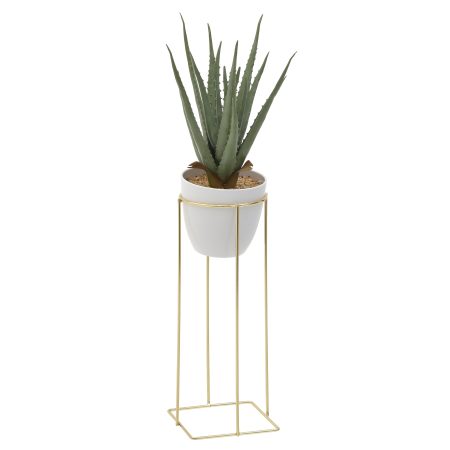 Искусственный цветок в кашпо на подставке Nature To4rooms