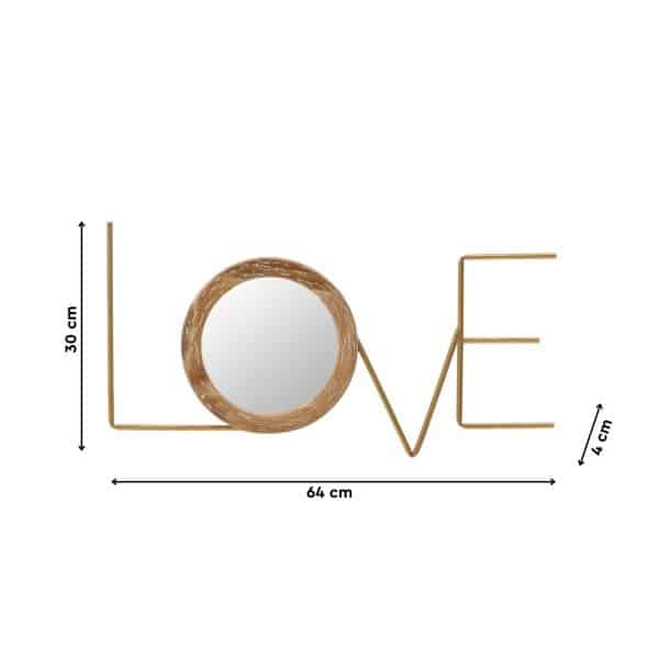 Зеркало настенное love — изображение 2