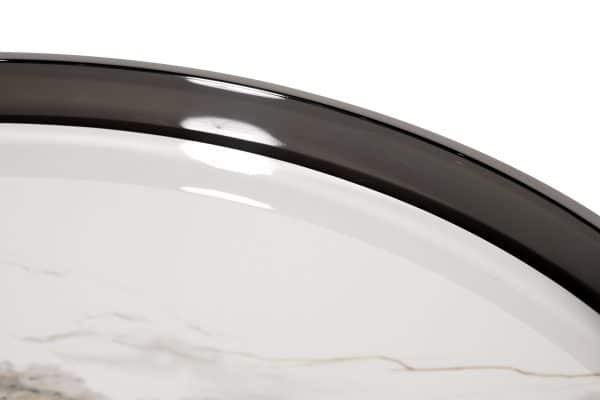 47ED-28010 Стол журнальный белый/черный хром 80*80*45см — изображение 4