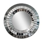 50SX-9159 Зеркало круглое в раме из зерк. элементов d80см