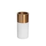 55RD2828M Ваза мраморная с золотым кантом 10*21см