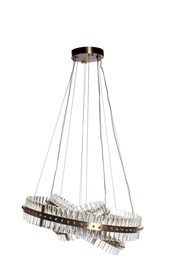 91GH-30867 Люстра подвесная "Galaxy" стекло прозрач. d70*h29см 91GH-30867 Люстра подвесная "Galaxy" стекло прозрач. d70*h29см