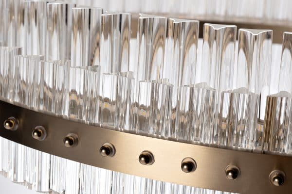 91GH-30868 Люстра подвесная "Galaxy" стекло прозрач. d85*h20см — изображение 2