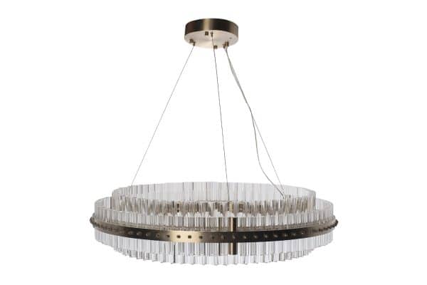 91GH-30868 Люстра подвесная "Galaxy" стекло прозрач. d85*h20см