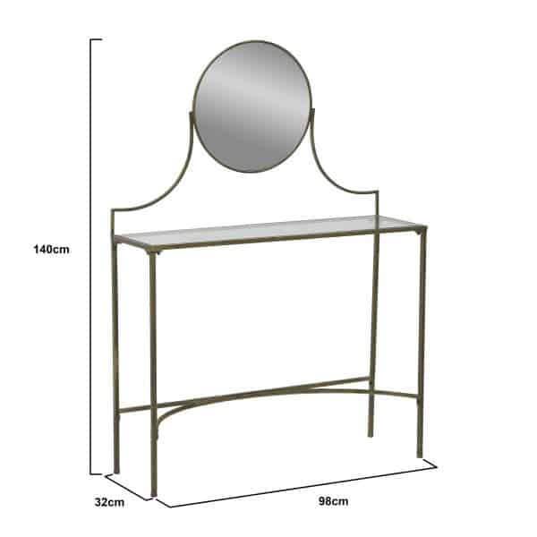 Стол-консоль с зеркалом — изображение 5