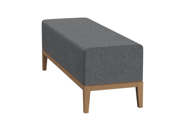 Банкетка Fjord 120 см (серый, твид) — изображение 3