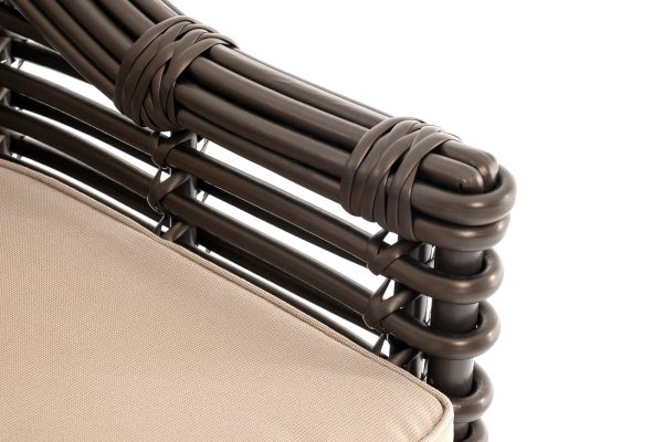 "Блисс" кресло из искусственного ротанга, цвет бронзовый — изображение 4