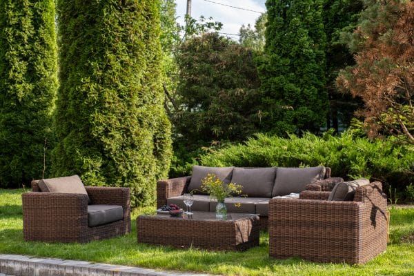 "Боно" лаунж-зона из искусственного ротанга, цвет бежевый — изображение 5