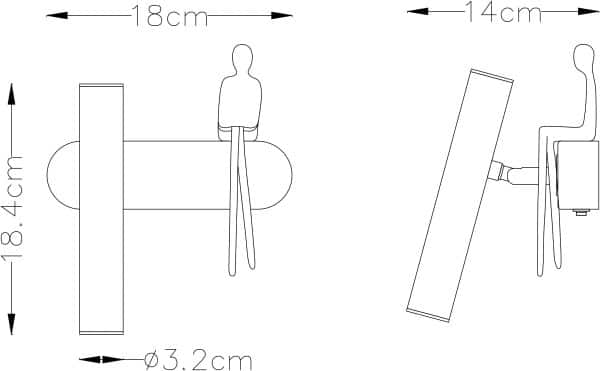Бра Arte Lamp ALBERT A2173AP-1BK — изображение 3