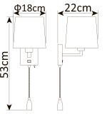 Бра Arte Lamp HALL A9246AP-2SS — изображение 2