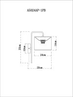 Бра Arte Lamp Rupert A5024AP-1PB — изображение 4