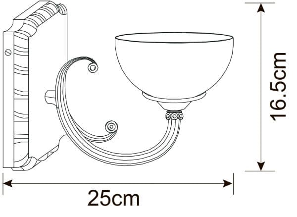 Бра Arte Lamp WINDSOR A3777AP-1AB — изображение 4