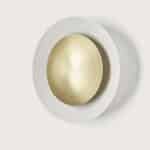 Бра Coss 60 cm белое + диффузор 40 cm латунь