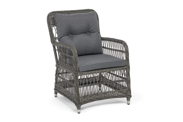 cesena-kreslo-pletenoe-iz-iskusstvennogo-rotanga-cvet-grafit-2 "Цесена" кресло плетеное из искусственного ротанга, цвет графит — изображение 3