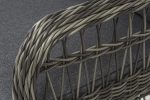 "Цесена" кресло плетеное из искусственного ротанга, цвет графит — изображение 5