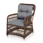"Цесена" кресло плетеное из искусственного ротанга