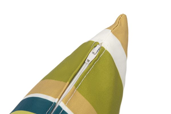 Декоративная подушка 45х45 см, цвет Грин лайн — изображение 3