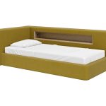 Диван-кровать Cube c нишей L (янтарный FiberGuard)