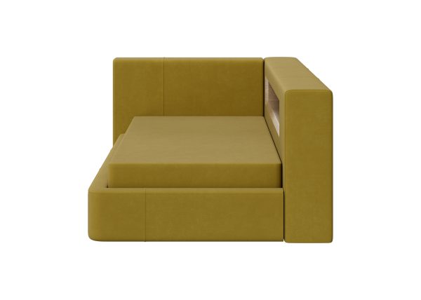 Диван-кровать Cube c нишей L (янтарный FiberGuard) — изображение 4