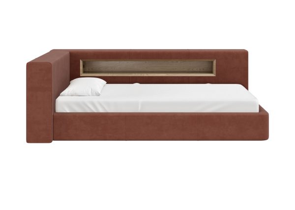 Диван-кровать Cube c нишей L (сиена FiberGuard) — изображение 2