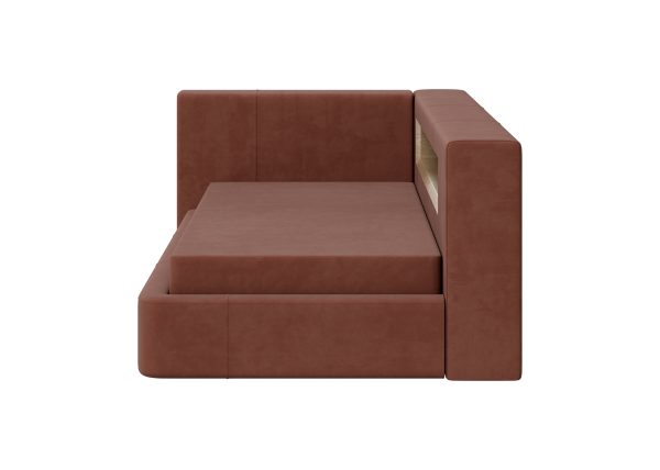 Диван-кровать Cube c нишей L (сиена FiberGuard) — изображение 4