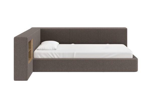 Диван-кровать Cube c нишей M (капучино, твид) — изображение 3