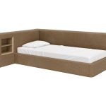 Диван-кровать Cube c нишей M (коричневый