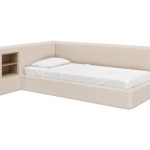 Диван-кровать Cube c нишей M (молочный