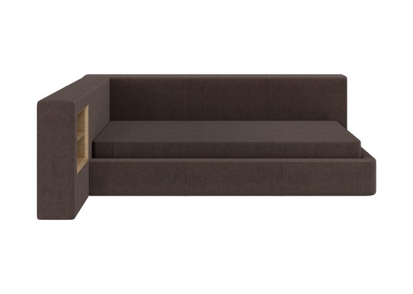 Диван-кровать Cube c нишей M (шоколад, твид) — изображение 4