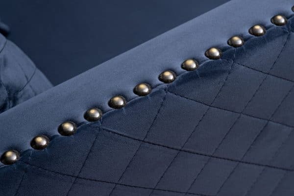 Диван Sorrento 220 трехмест., велюр т.синий Colt034 220*101*88см — изображение 4