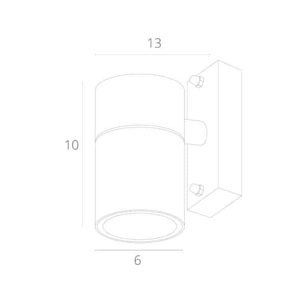 Фасадный светильник Arte Lamp MISTERO A3302AL-1GY — изображение 3